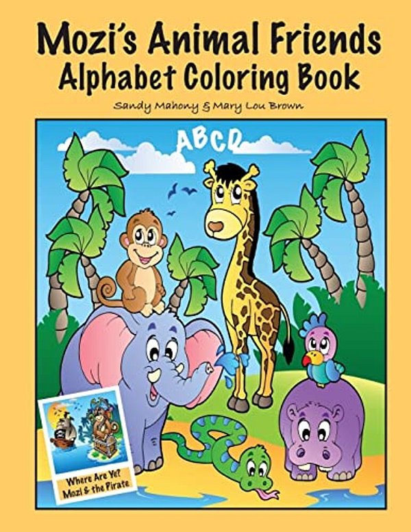 Mozi's Animal Friends Alphabet Coloring Book-..