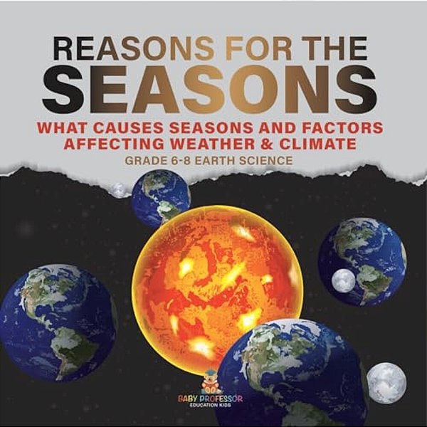 Reason For The Seasons What Causes Seasons And Factors Affecting Weather & Climate Grade 6-8 Earth Science-..