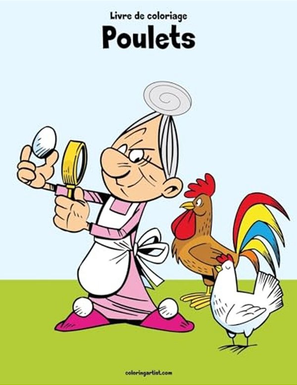 Livre De Coloriage Poulets 1-..