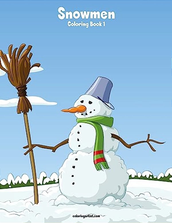 Snowmen Coloring Book 1-..
