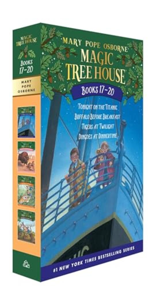 Magic Tree House Books 17-20 Boxed Set: The Mystery Of The Enchanted Dog-..