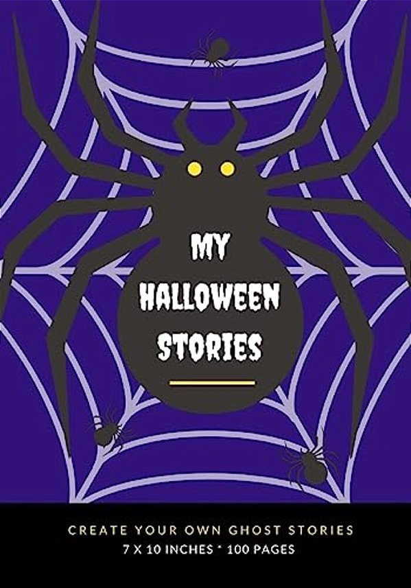 My Halloween Stories: Create Your Own Ghost Stories, 100 Pages, Midnight Purple-..