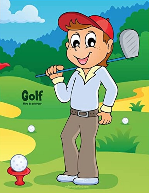Golf Libro De Colorear 1-..