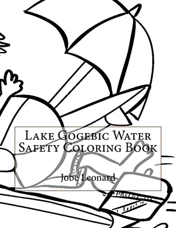 Lake Gogebic Water Safety Coloring Book-..