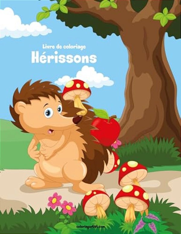 Livre De Coloriage Hérissons 1-..