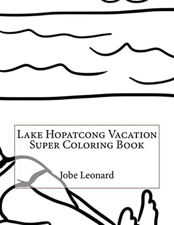 Lake Hopatcong Vacation Super Coloring Book-..