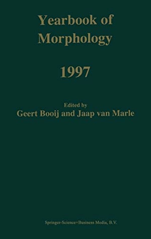 Yearbook Of Morphology 1997-..