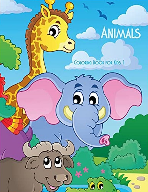 Animals Coloring Book For Kids 1-..