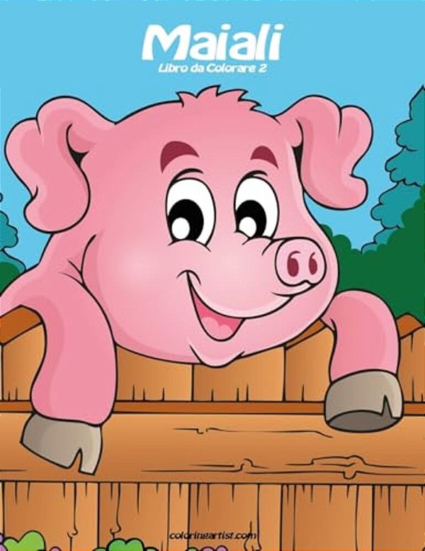 Maiali Libro Da Colorare 2-..