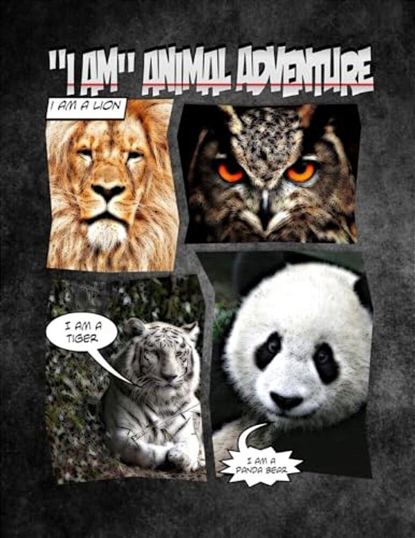 "I Am" Animal Adventure - Fun Animal I Am Picture Book For Growing Learners: Worlds Greatest "I Am" Animal Picture Book With Stunning Images Of All So-..