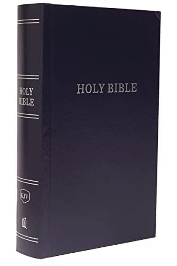 Kjv, Pew Bible, Large Print, Hardcover, Blue, Red Letter Edition-..