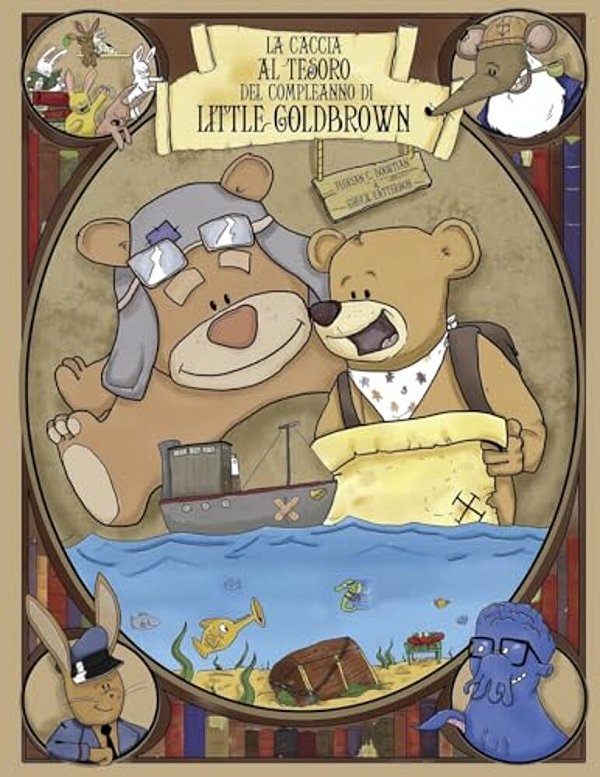 La Caccia Al Tesoro Del Compleanno Di Little Goldbrown-..