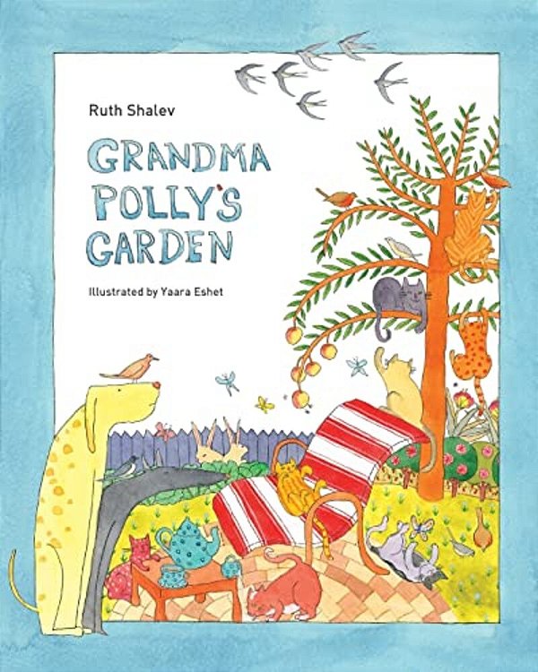 Grandma Polly's Garden - Rhyming Books For Children: English-Hebrew Version-..