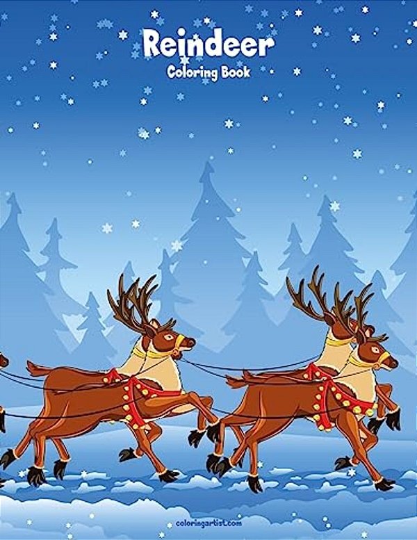 Reindeer Coloring Book 1-..