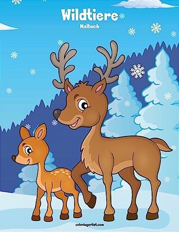 Wildtiere-Malbuch 1-..