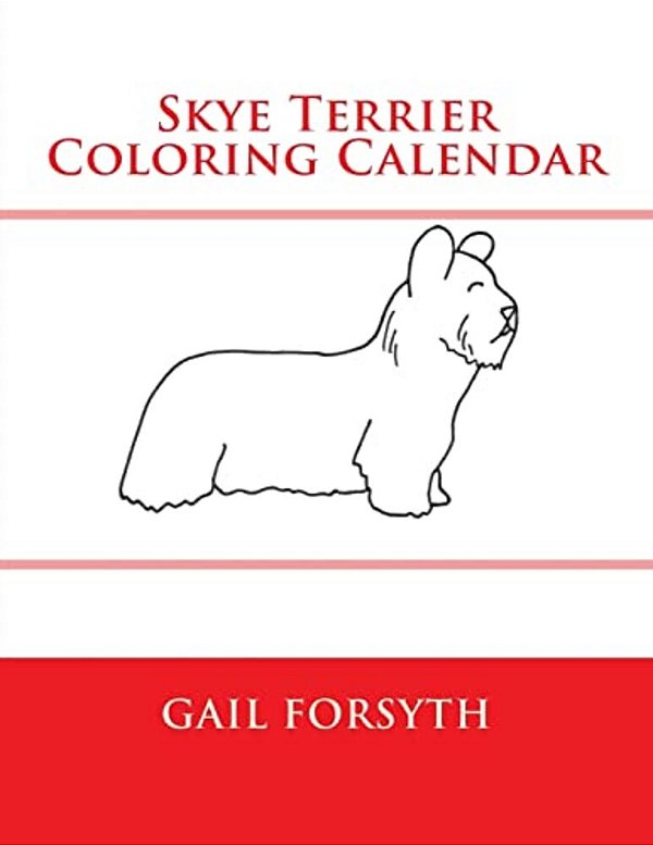 Skye Terrier Coloring Calendar-..