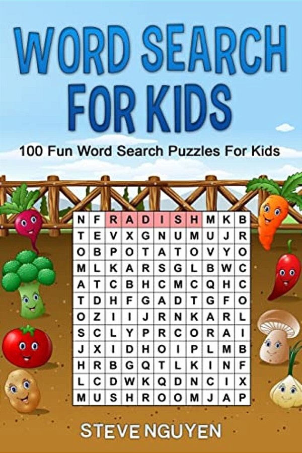 Word Search For Kids: 100 Fun Word Search Puzzles For Kids-..