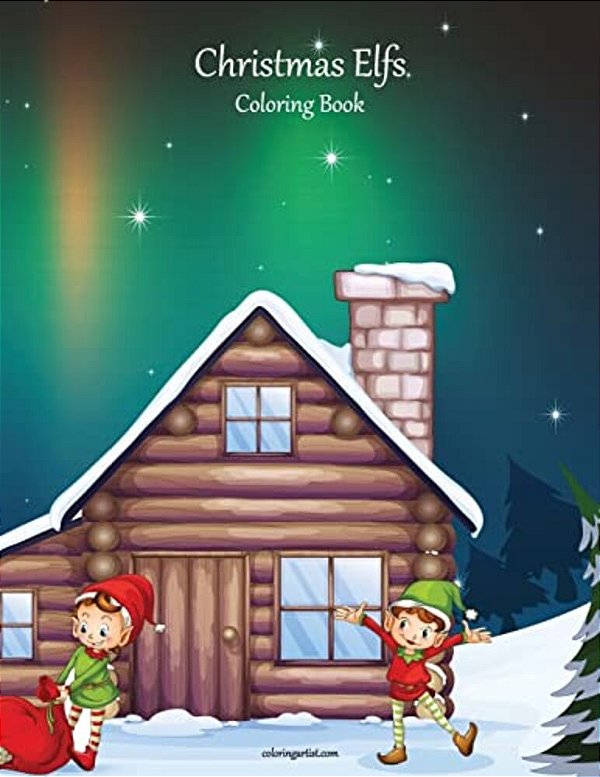 Christmas Elfs Coloring Book 1-..