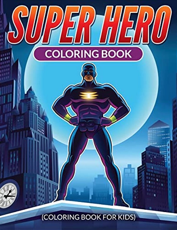 Super Hero Coloring Book-..