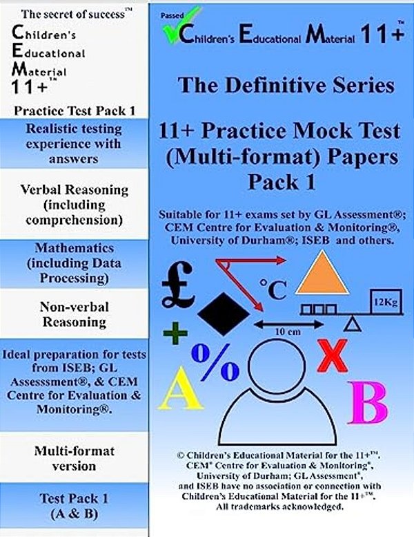 11+ Practice Mock Pack 1-..