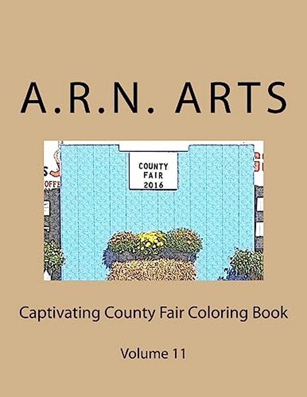 Captivating County Fair Coloring Book-..