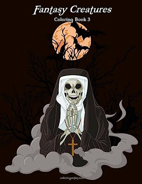 Fantasy Creatures Coloring Book 3-..