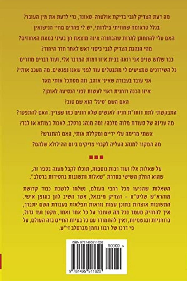 Breslov Responsa (Hebrew Volume 6)-..