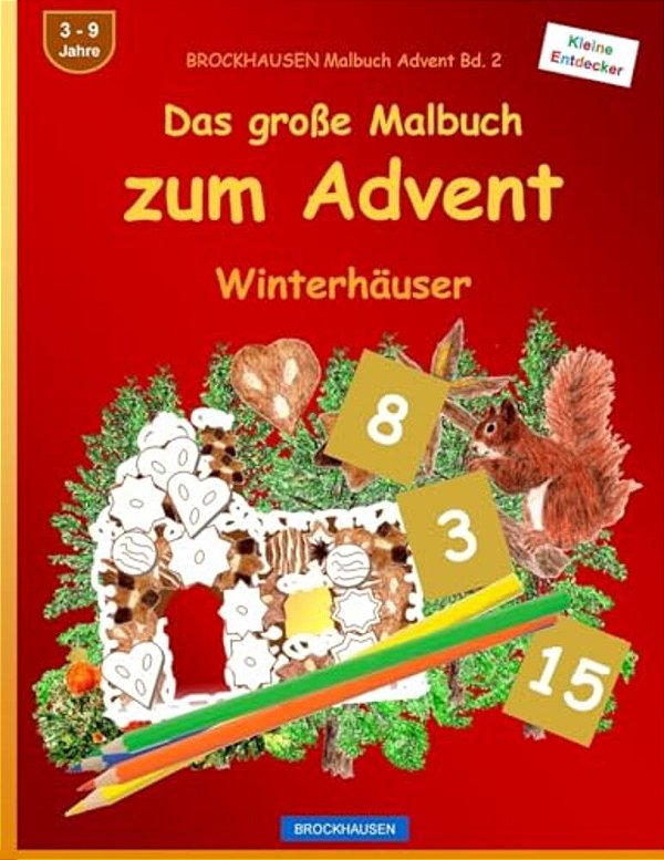 Brockhausen Malbuch Advent Bd. 2 - Das Große Malbuch Zum Advent: Winterhäuser-..