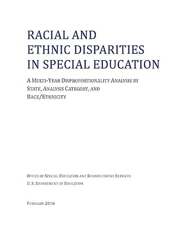 Racial And Ethnic Disparities In Special Education-..