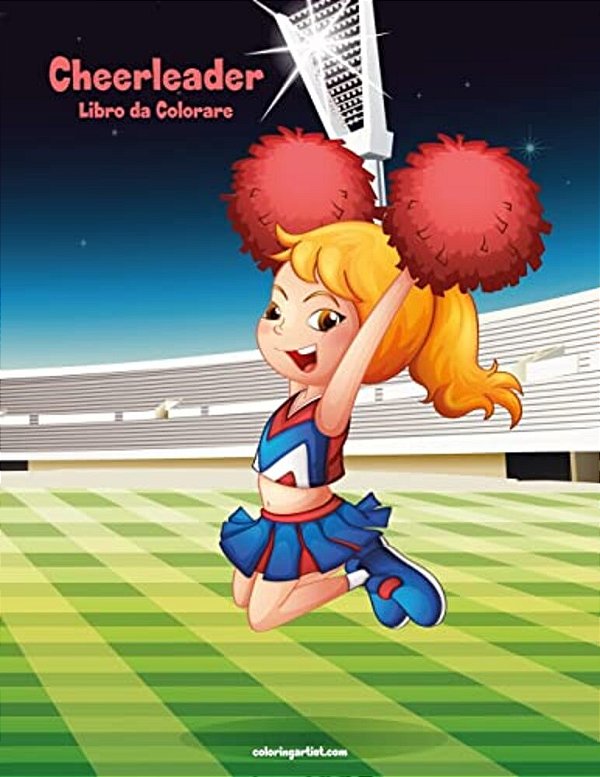 Cheerleader Libro Da Colorare 1-..