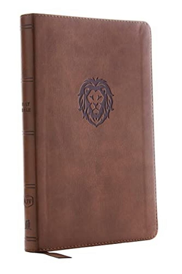 Kjv, Thinline Bible Youth Edition, Leathersoft, Brown, Red Letter Edition, Comfort Print-..