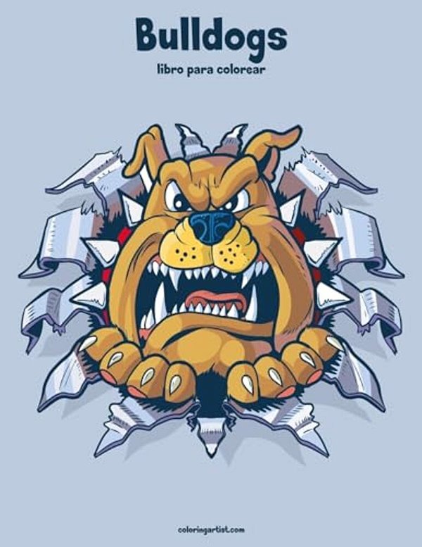Bulldogs Libro Para Colorear 1-..