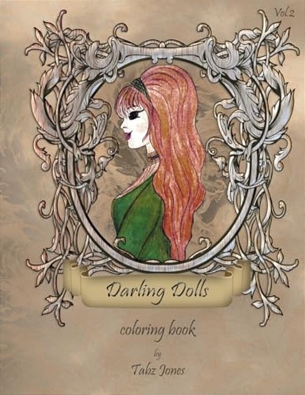 Darling Dolls Coloring Book-..
