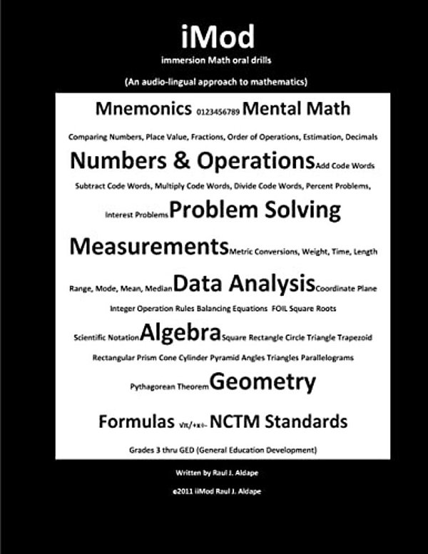 Imod: Immersion Math Oral Drills-..