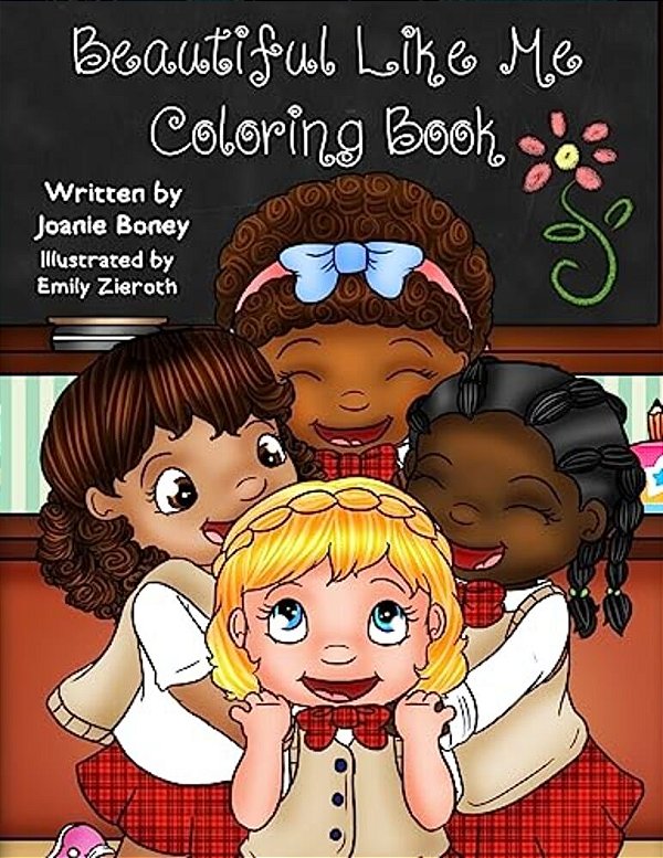 Beautiful Like Me Coloring Book-..