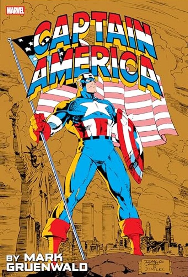 Captain America By Mark Gruenwald Omnibus Vol. 2 Ron Lim Anniversary Cover-..