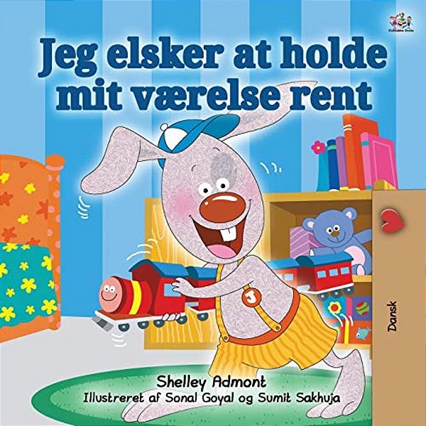 I Love To Keep My Room Clean (Danish Edition)-..