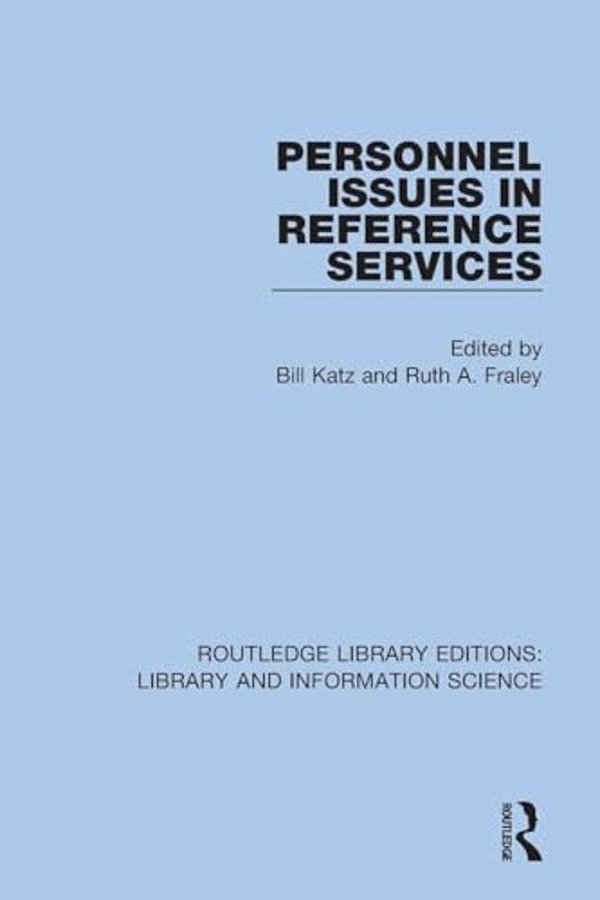 Personnel Issues In Reference Services-..