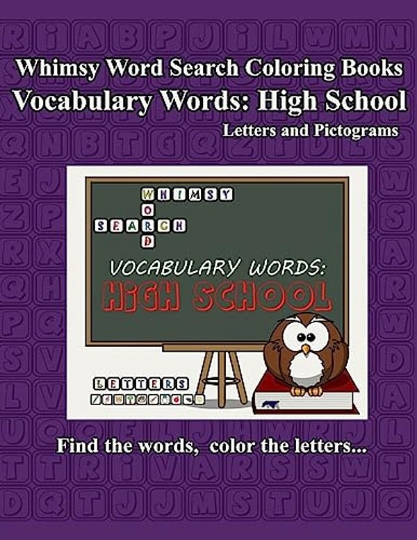 Whimsy Word Search Vocabulary Words: High School-..