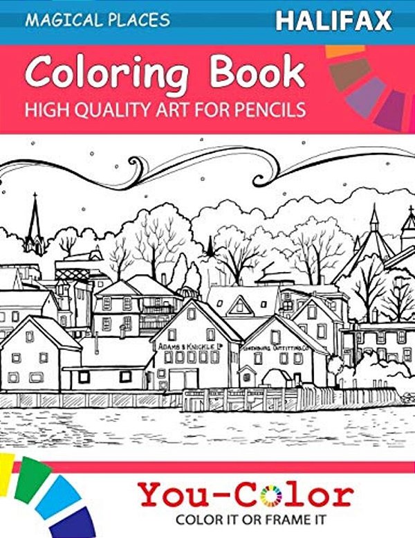 Halifax Coloring Book: Magical Places Coloring Books-..