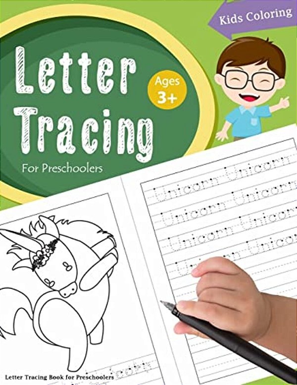 Letter Tracing Book For Preschoolers: Letter Tracing Books For Kids Ages 3-5, Letter Tracing Workbook, Alphabet Writing Practice. Learning The Easy Wor-..