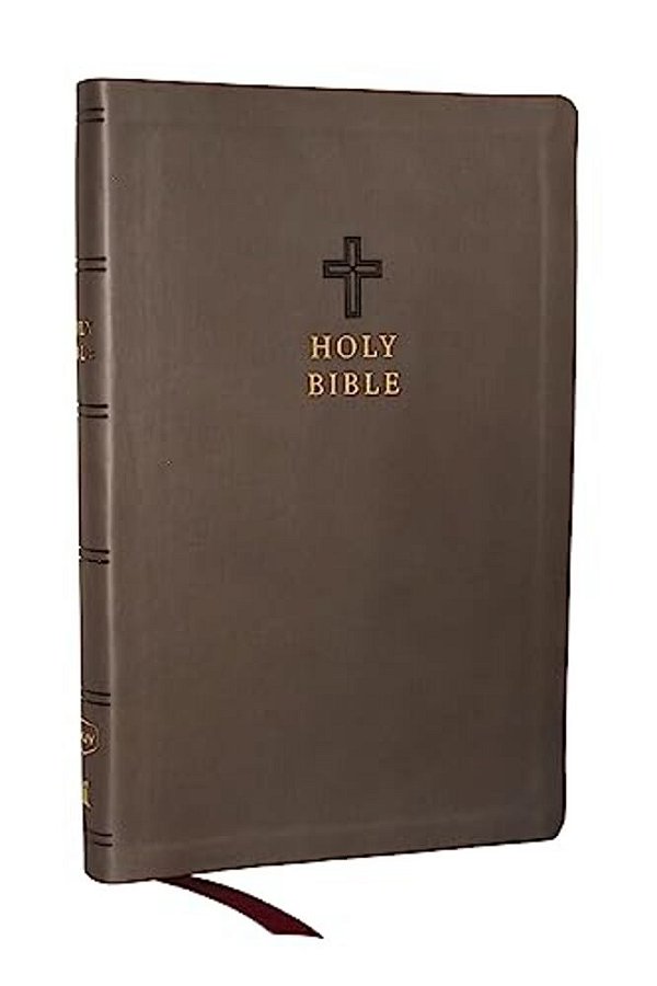 Kjv Holy Bible: Value Ultra Thinline, Charcoal Leathersoft, Red Letter, Comfort Print: King James Version-..