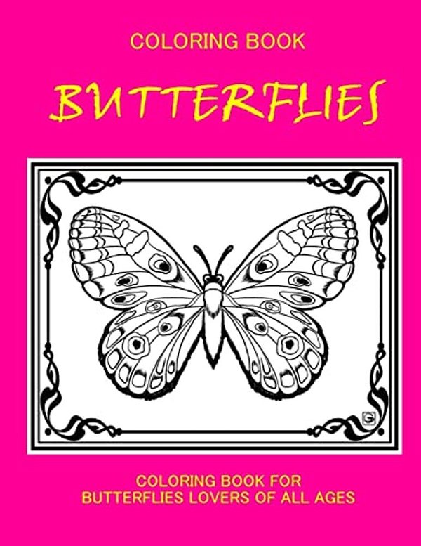 Coloring Book; Butterflies: Butterflies-..