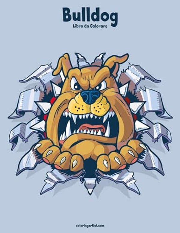 Bulldog Libro Da Colorare 1-..