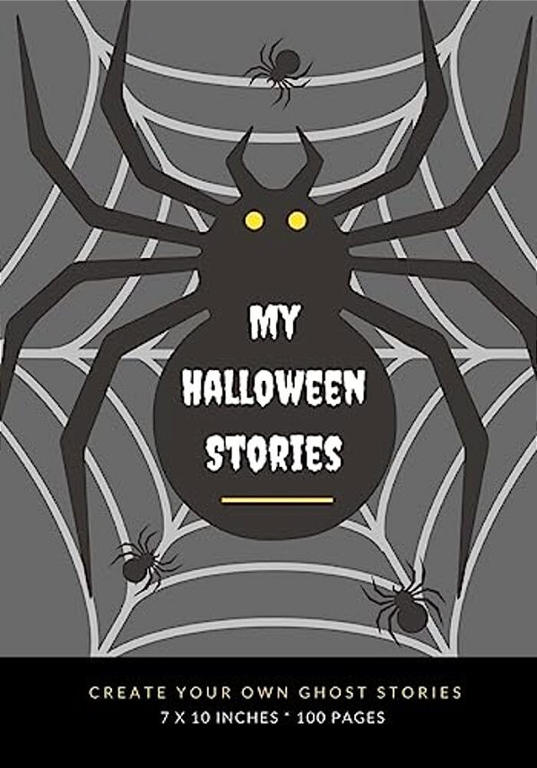 My Halloween Stories: Create Your Own Ghost Stories, 100 Pages, Graveyard Gray-..