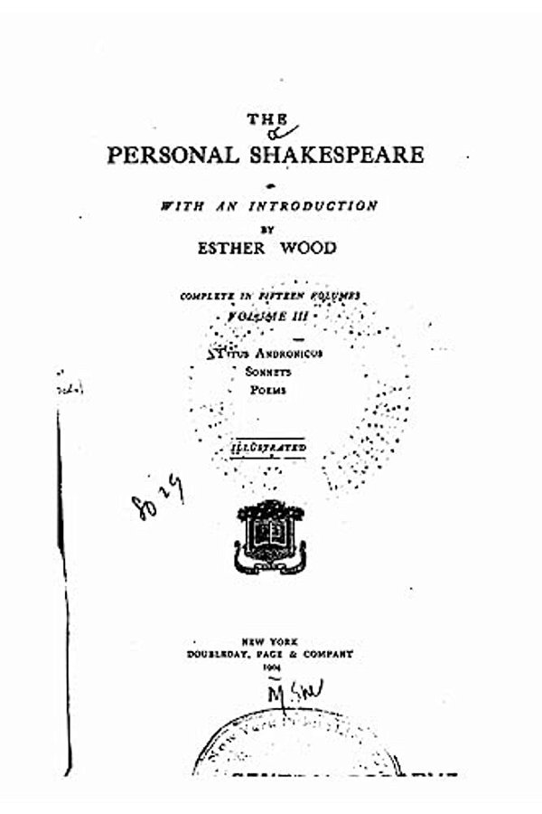 The Personal Shakespeare - Vol. III-..