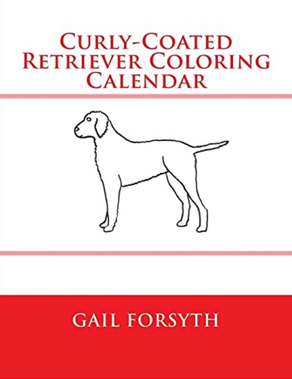Curly-Coated Retriever Coloring Calendar-..