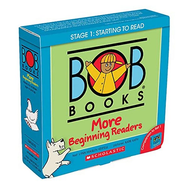 Bob Books - More Beginning Readers Box Set Phonics, Ages 4 And Up, Kindergarten (Stage 1: Starting To Read)-..
