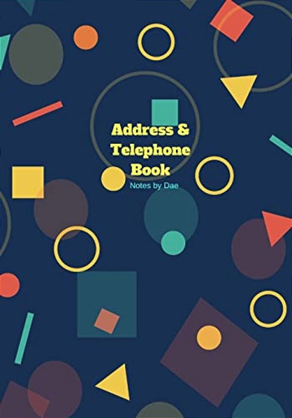 Address And Telephone Book: Softcover 7" X 10" Address And Telephone Book-..