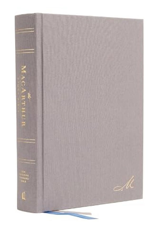 Nasb, Macarthur Study Bible, 2ND Edition, Hardcover, Gray, Comfort Print: Unleashing God's Truth One Verse At A Time-..